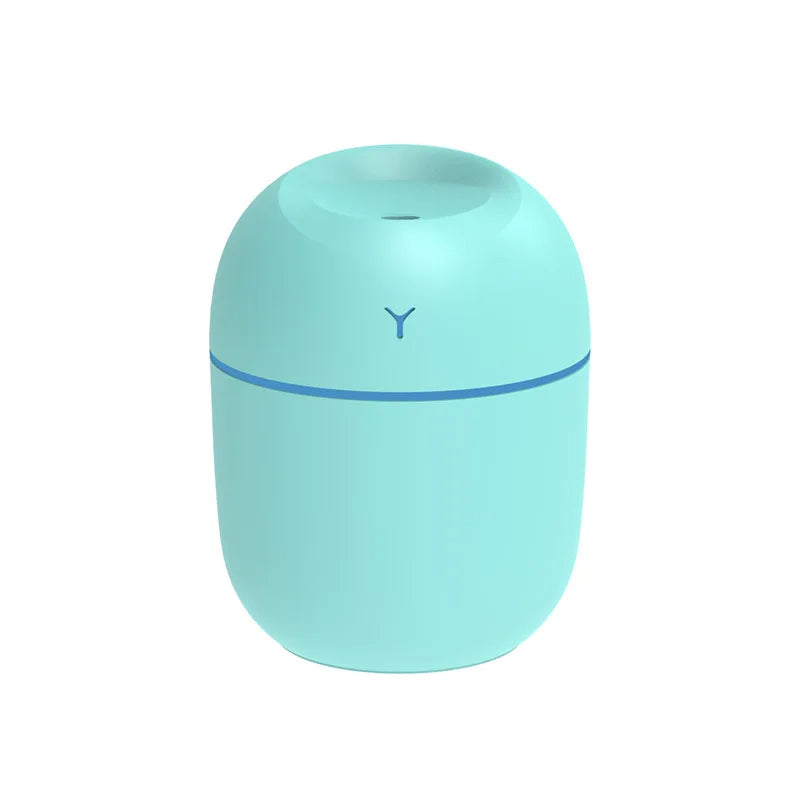 Portable Ultrasonic Humidifier, USB Aroma Essential Oil Diffuser LED